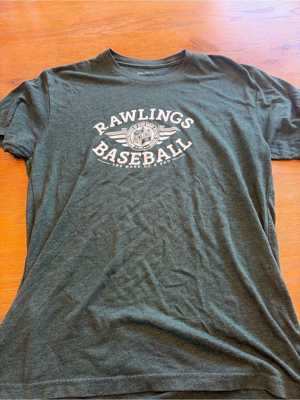 Rawlings Men’s Green Baseball Graphic Tee